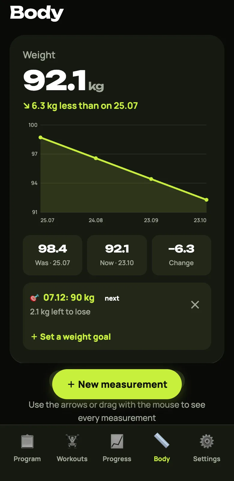 GymLog client app: Online coaching